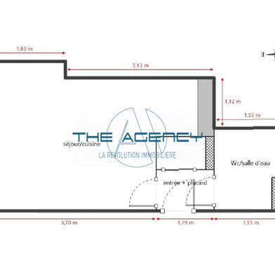 Appartement 1 pièce 18 m²