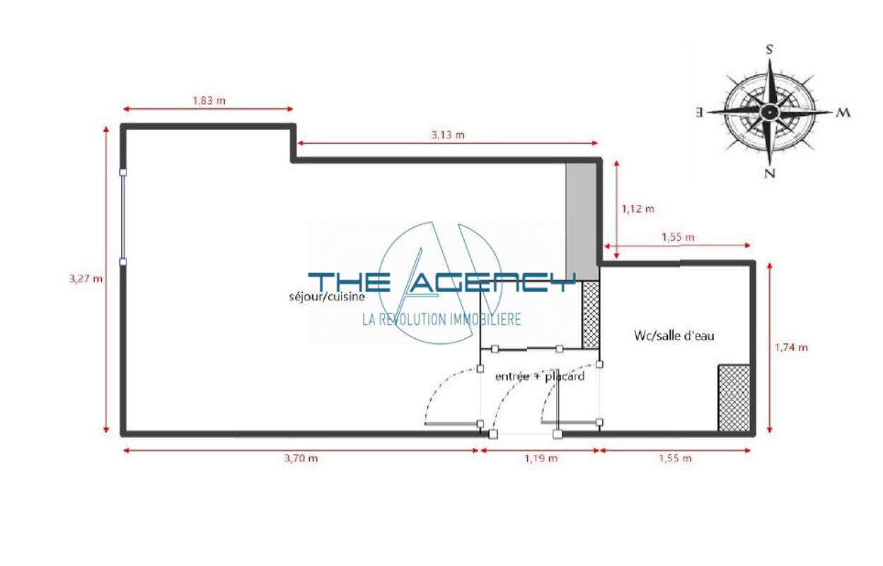 appartement 1 pièces 18 m2 à vendre à Marseille 14 (13014)