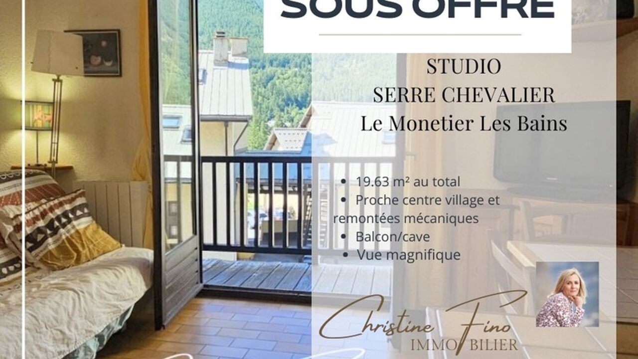 appartement 1 pièces 20 m2 à vendre à Le Monêtier-les-Bains (05220)