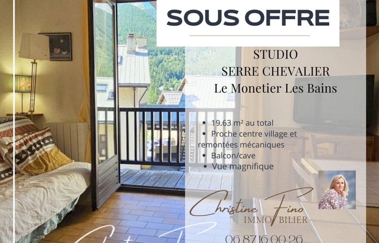 appartement 1 pièces 20 m2 à vendre à Le Monêtier-les-Bains (05220)