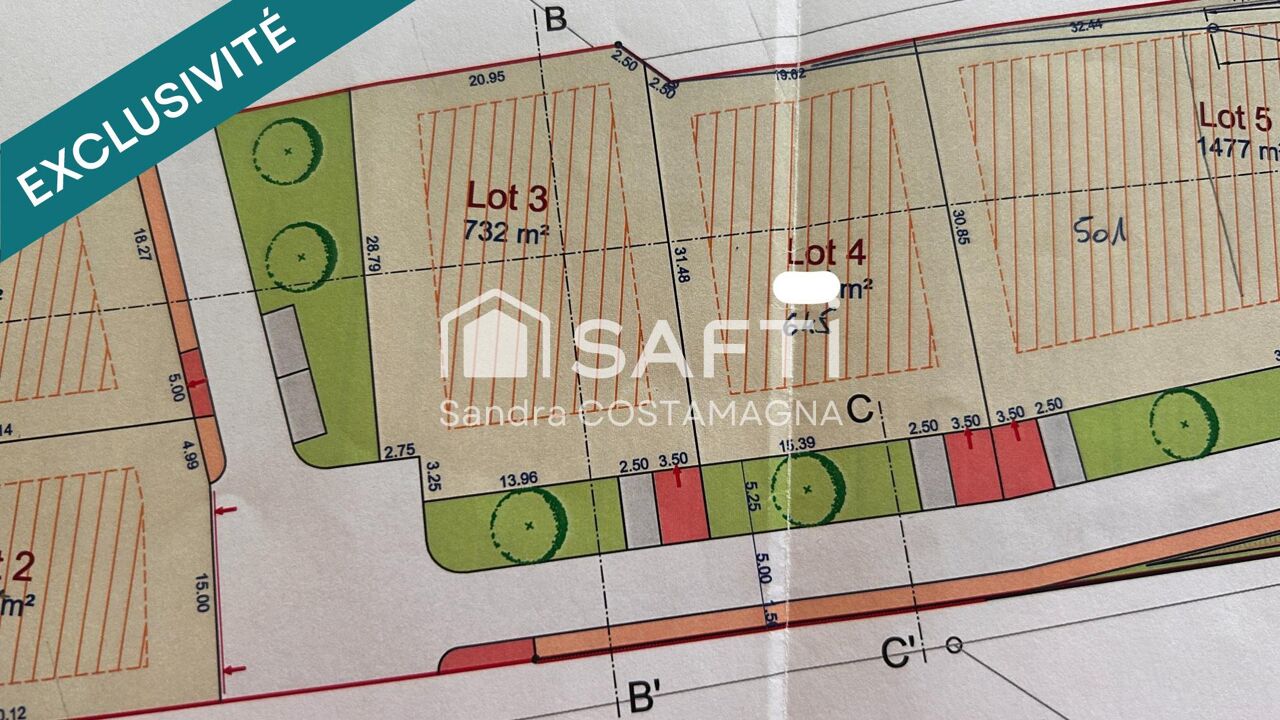 terrain  pièces 645 m2 à vendre à Montbartier (82700)