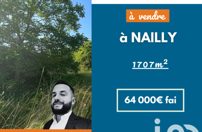 vente terrain 64 000 € à proximité de Brannay (89150)