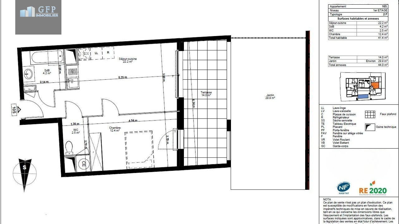 appartement 2 pièces 41 m2 à vendre à Bormes-les-Mimosas (83230)