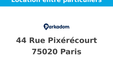 location garage 45 € CC /mois à proximité de Les Lilas (93260)