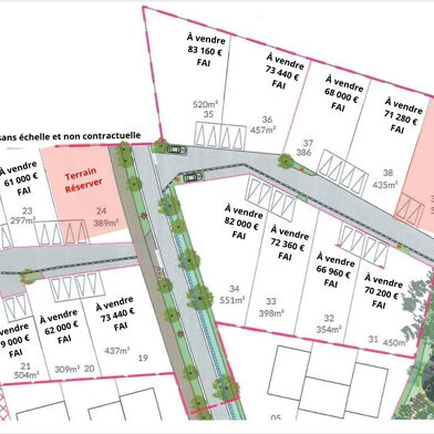 Terrain 309 m²