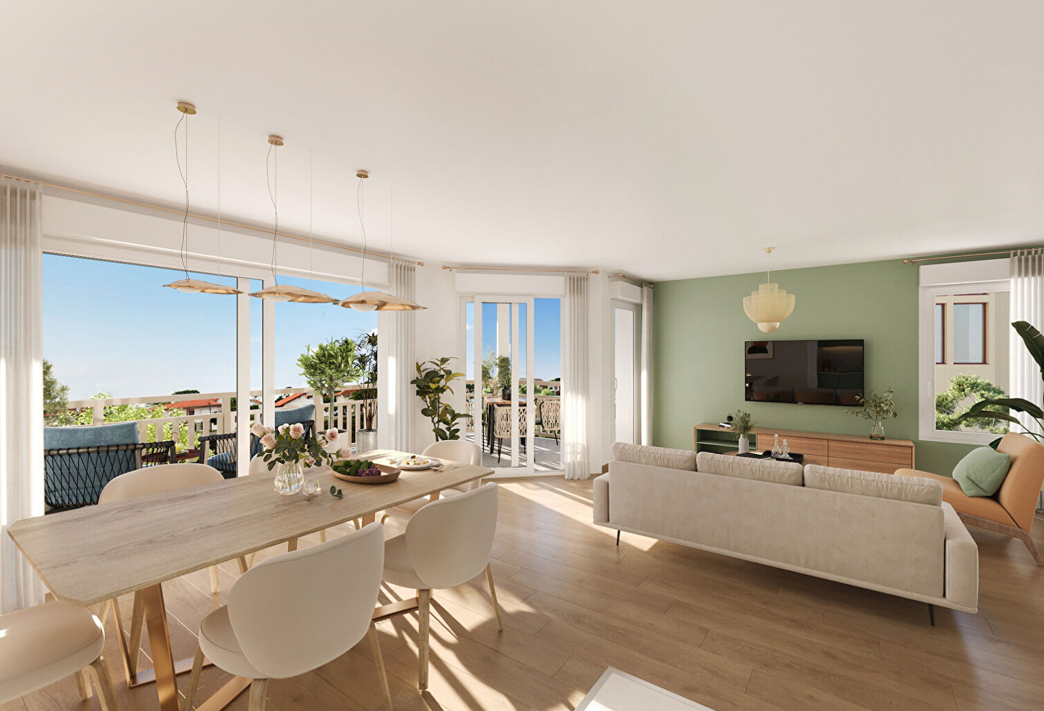 Capbreton Bonamour, Appartement T4 avec terrasse, jardin et 2 parkings sous-sol. — photo 1