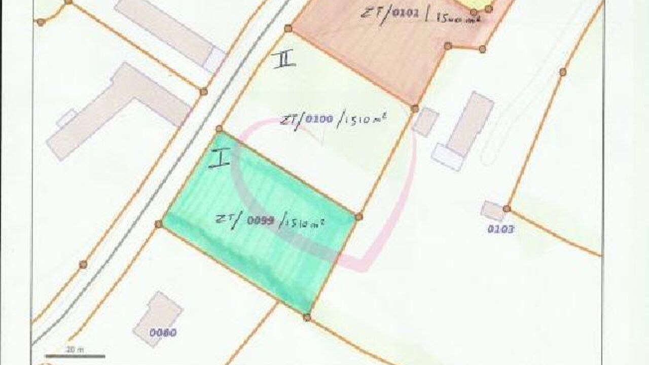 terrain  pièces 1500 m2 à vendre à Souleuvre-en-Bocage (14260)