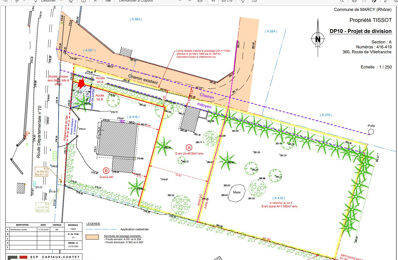 vente terrain 280 000 € à proximité de Reyrieux (01600)