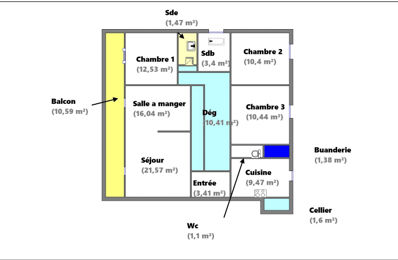 vente appartement 250 000 € à proximité de Vaires-sur-Marne (77360)