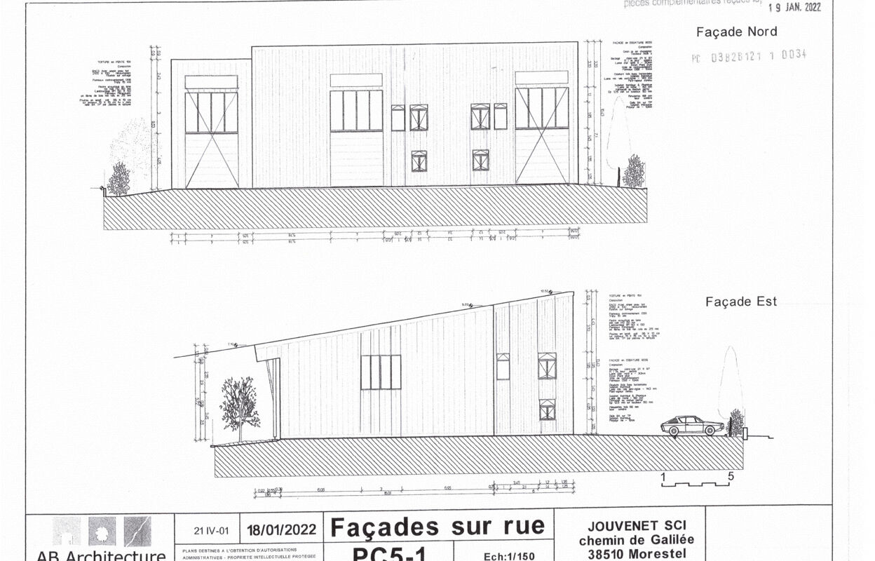 divers  pièces 760 m2 à louer à Morestel (38510)