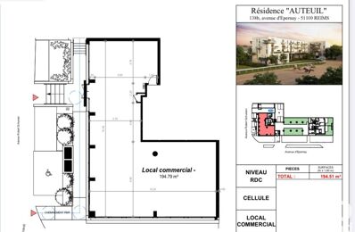 vente appartement 667 000 € à proximité de Bétheny (51450)