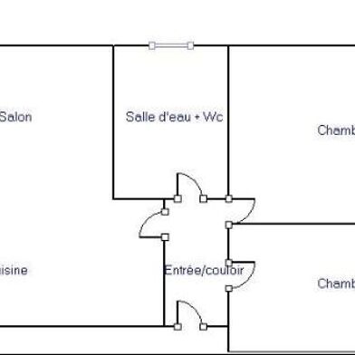 Appartement 2 pièces 41 m²