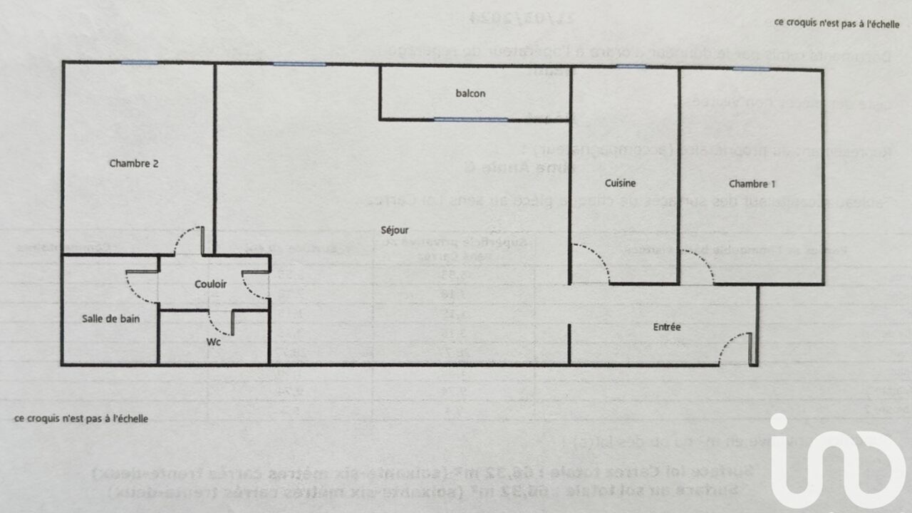 appartement 3 pièces 66 m2 à vendre à Troyes (10000)