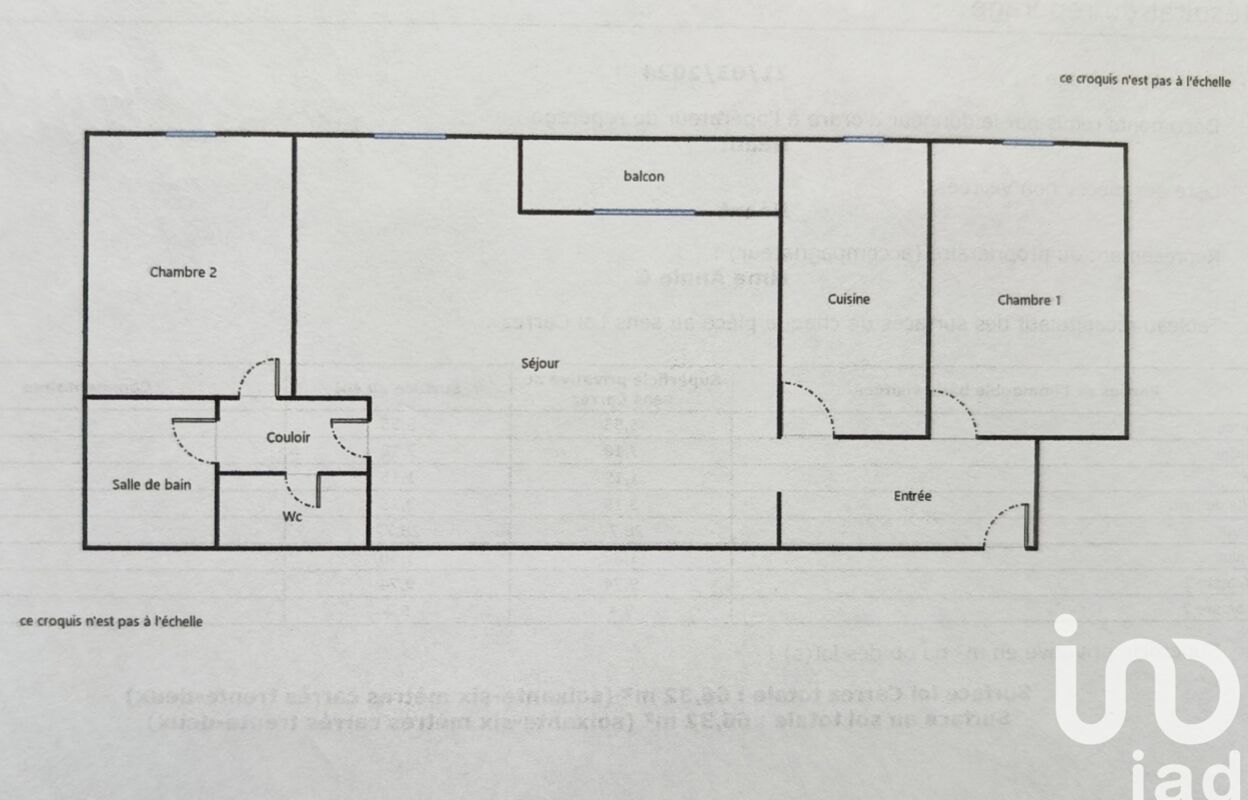 appartement 3 pièces 66 m2 à vendre à Troyes (10000)