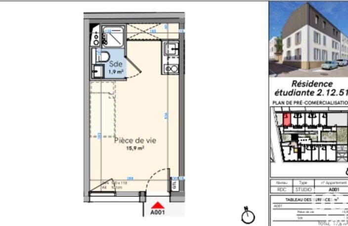 Vente Appartement 1 pièce — photo 4
