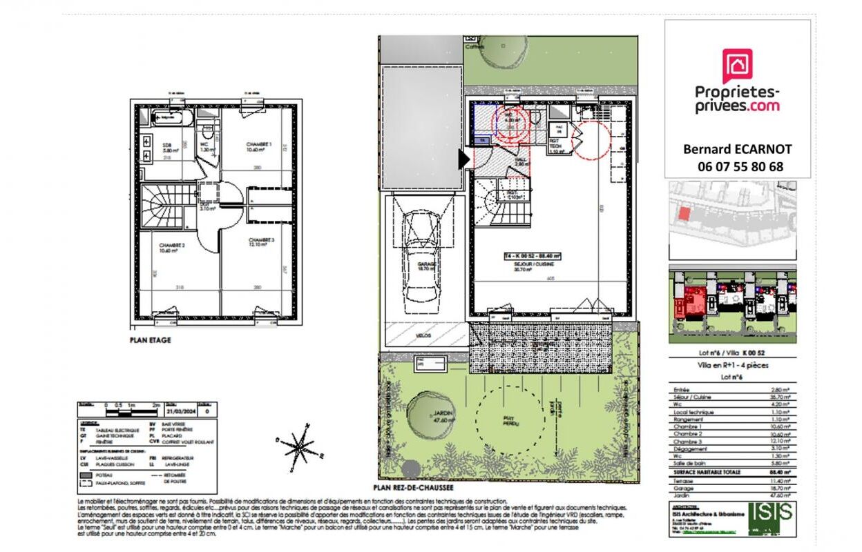 appartement 4 pièces 88 m2 à vendre à Saint-Paul-de-Varces (38760)