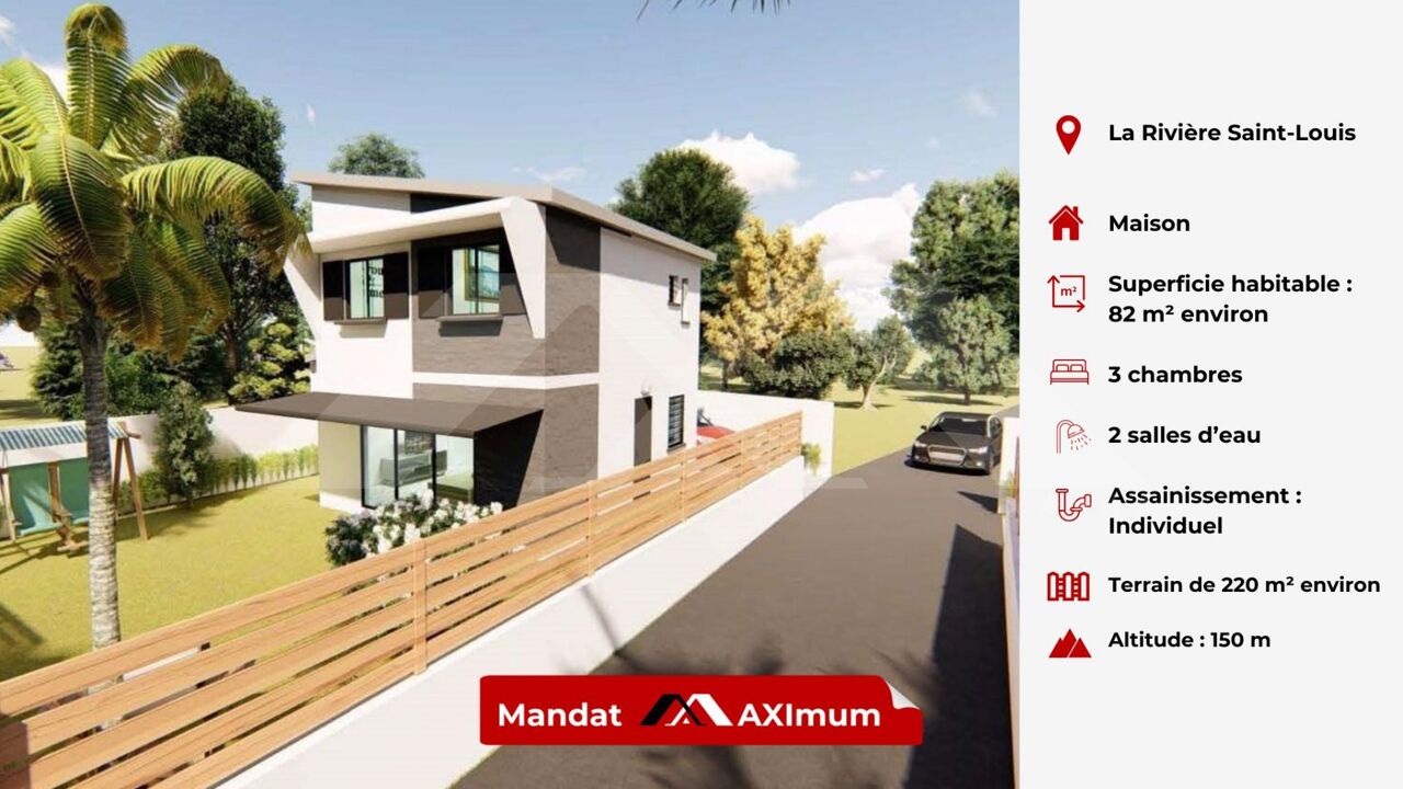 maison 4 pièces 82 m2 à vendre à Saint-Louis (97450)