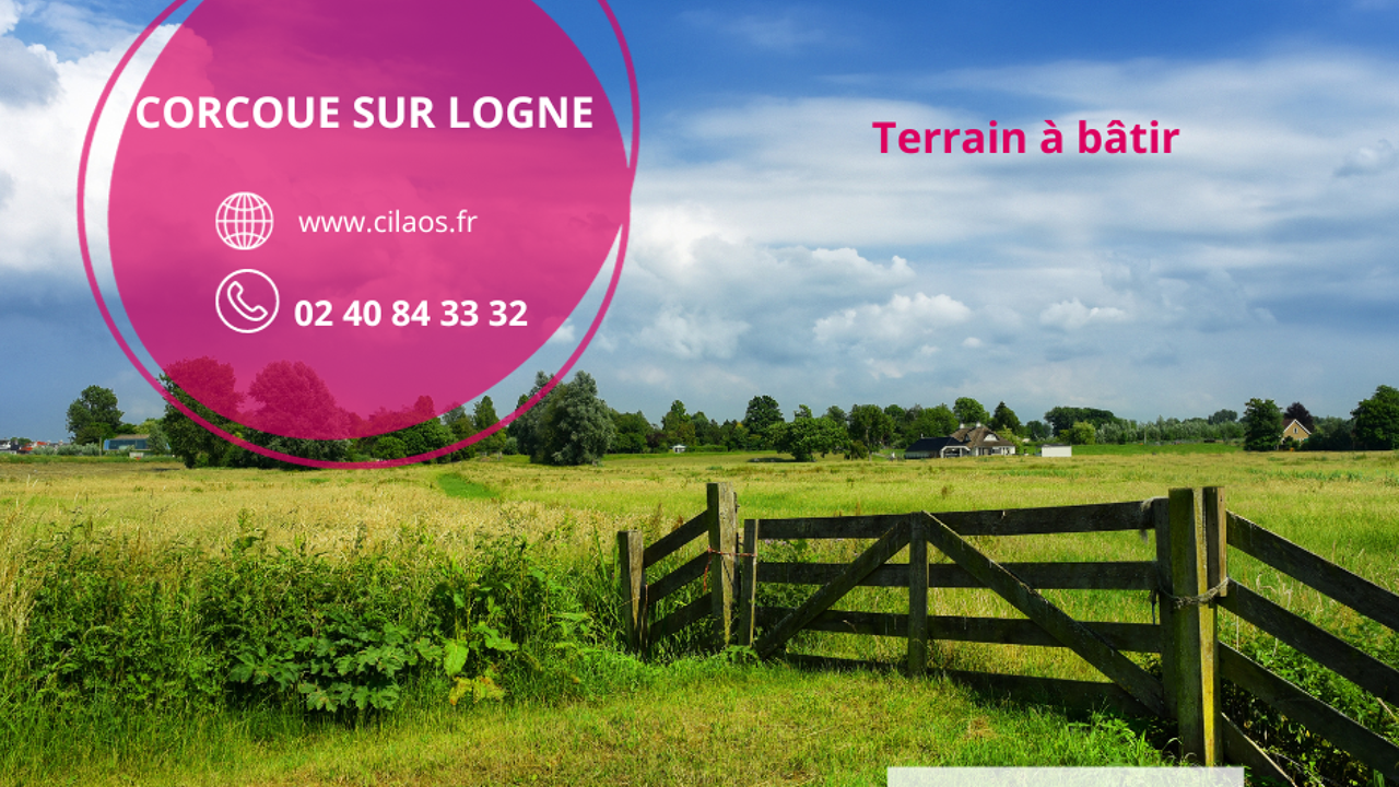 terrain  pièces 454 m2 à vendre à Corcoué-sur-Logne (44650)