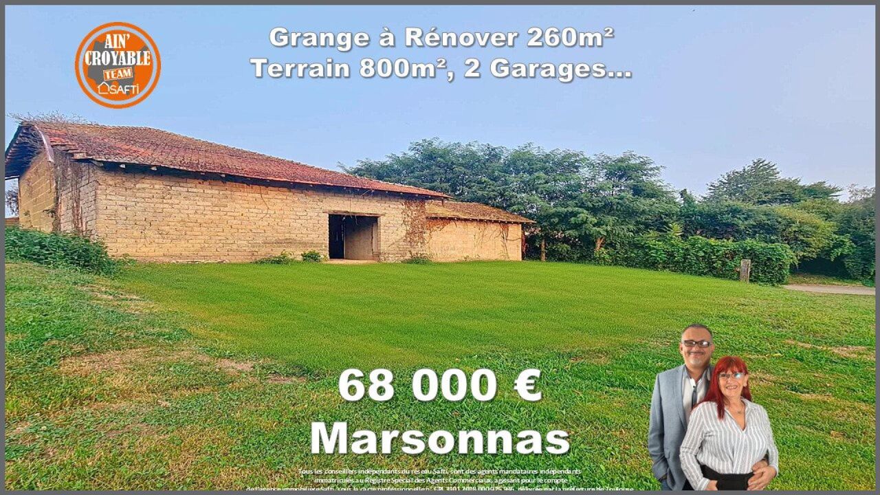 maison 6 pièces 260 m2 à vendre à Marsonnas (01340)