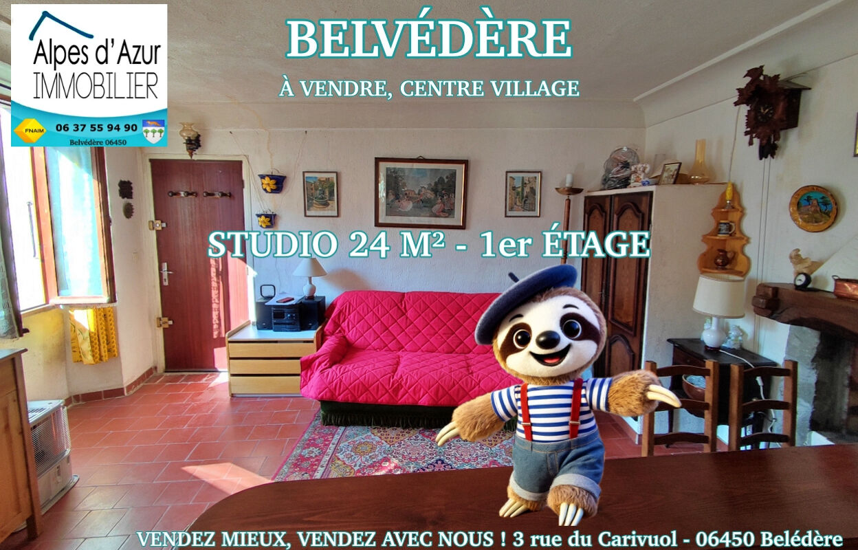 appartement 1 pièces 24 m2 à vendre à Belvédère (06450)