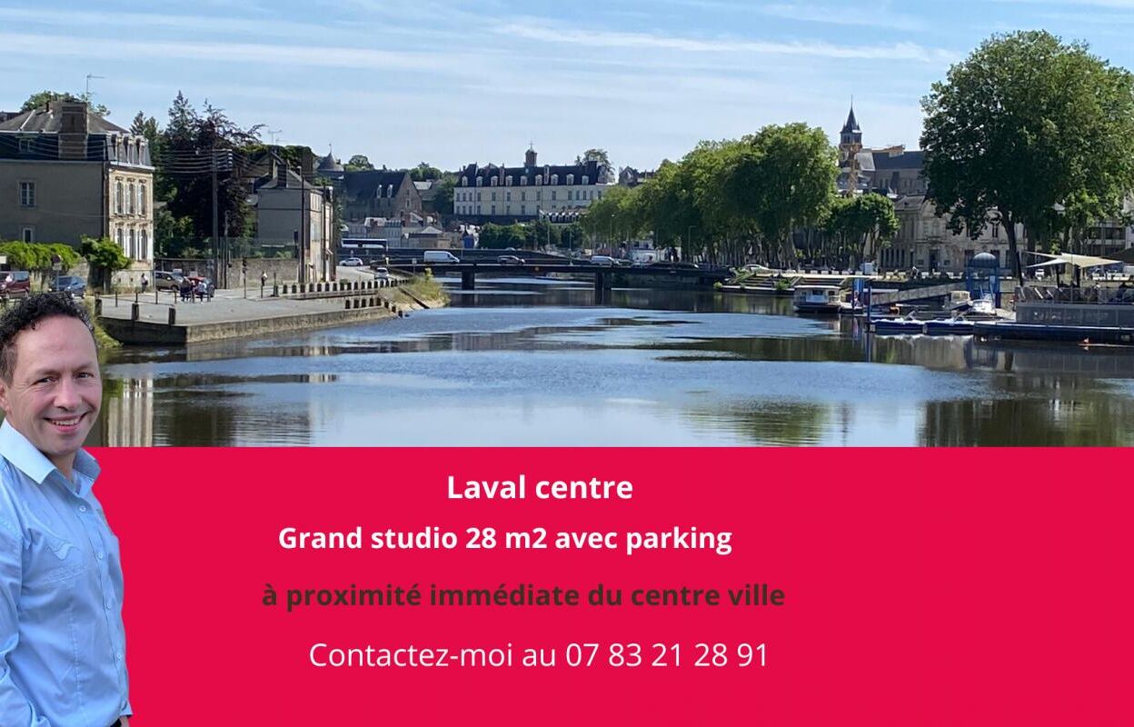 appartement 1 pièces 27 m2 à vendre à Laval (53000)