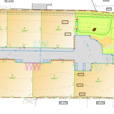 Terrain 539 m²