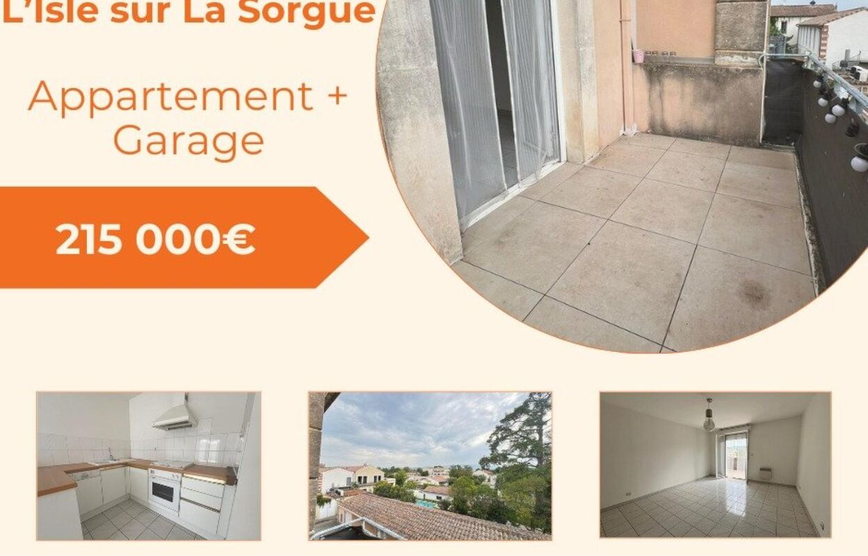 appartement 2 pièces 45 m2 à vendre à L'Isle-sur-la-Sorgue (84800)