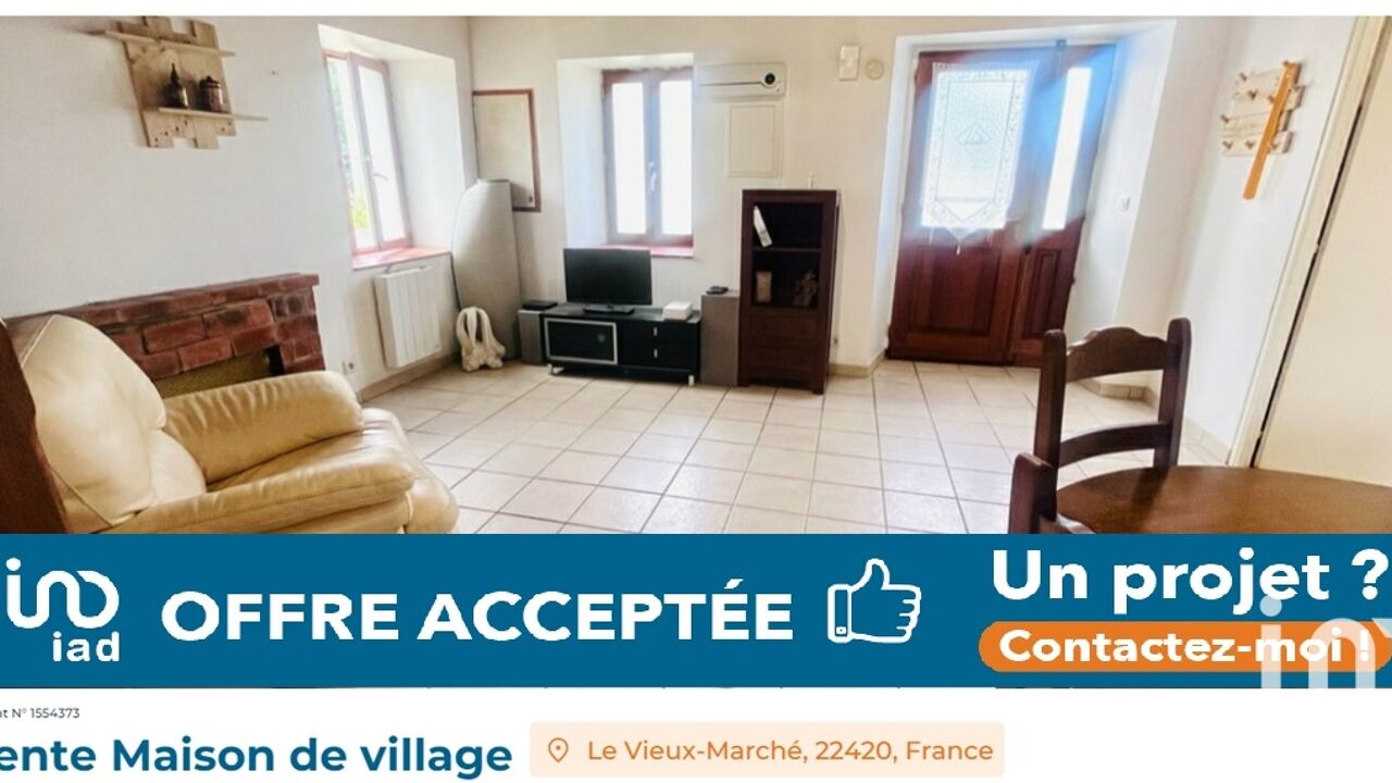 maison 3 pièces 53 m2 à vendre à Le Vieux-Marché (22420)