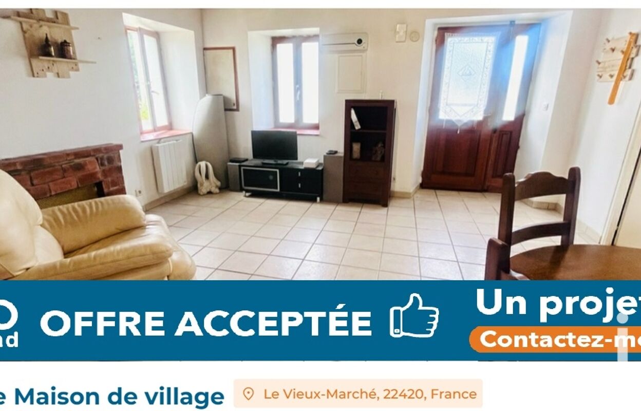 maison 3 pièces 53 m2 à vendre à Le Vieux-Marché (22420)