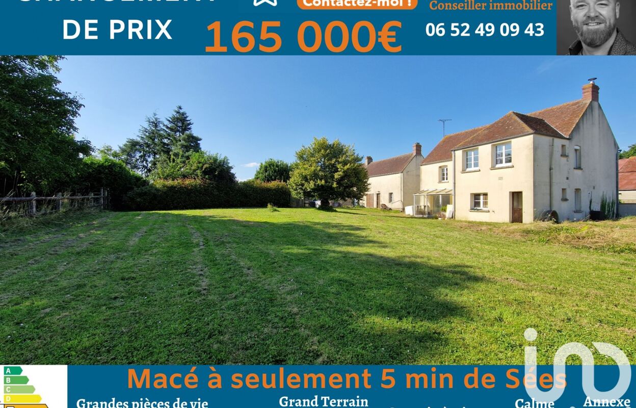 maison 6 pièces 141 m2 à vendre à Macé (61500)