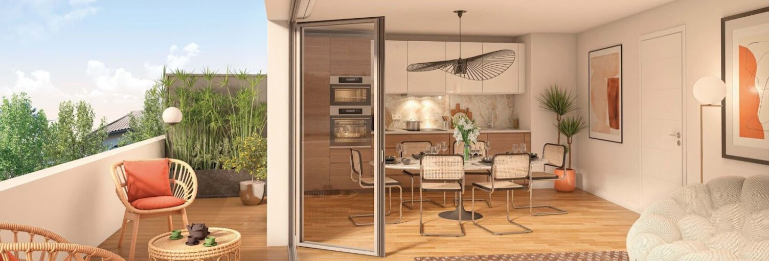 Appartement neuf T1, T2, T3, T4 Pièce 21 à 86 m² à vendre à Toulouse (31500)