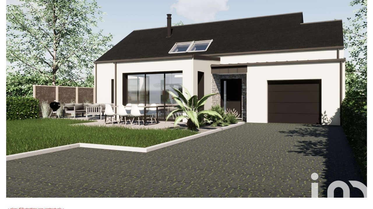 terrain  pièces 440 m2 à vendre à Baulon (35580)