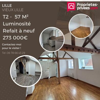 Appartement 2 pièces 57 m²