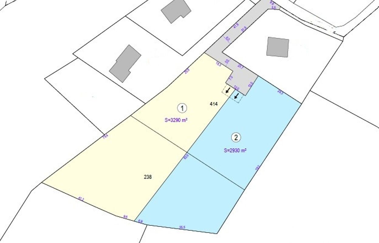 terrain  pièces 3290 m2 à vendre à Maspie-Lalonquère-Juillacq (64350)