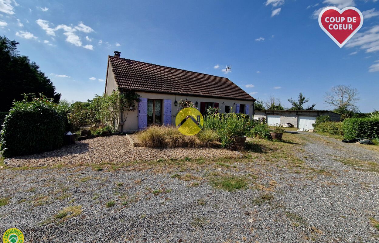 maison 5 pièces 102 m2 à vendre à La Chapelle-Hugon (18150)