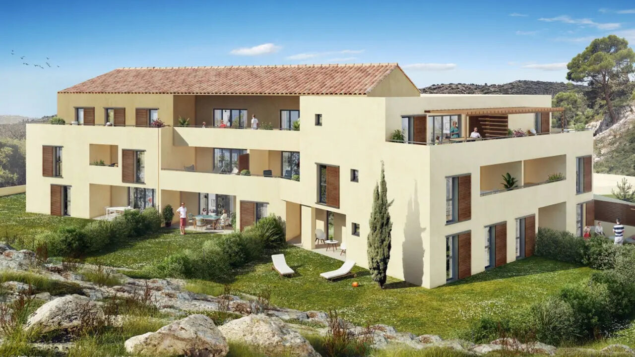 appartement neuf T2, T3, T4 pièces 41 à 87 m2 à vendre à Meyrargues (13650)