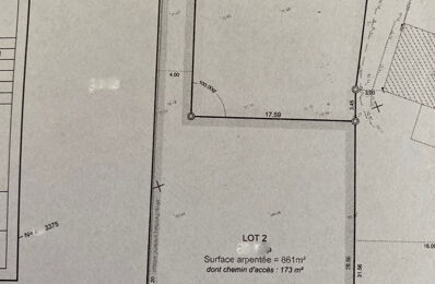 terrain  pièces 861 m2 à vendre à Seiches-sur-le-Loir (49140)