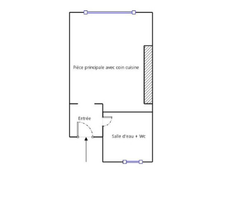 Appartement 1 pièces  à vendre Grenoble 38000