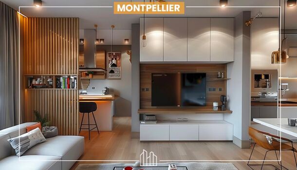 Appartement 2 pièces  à vendre Montpellier 34000