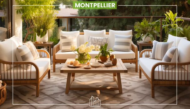 Appartement 3 pièces  à vendre Montpellier 34000