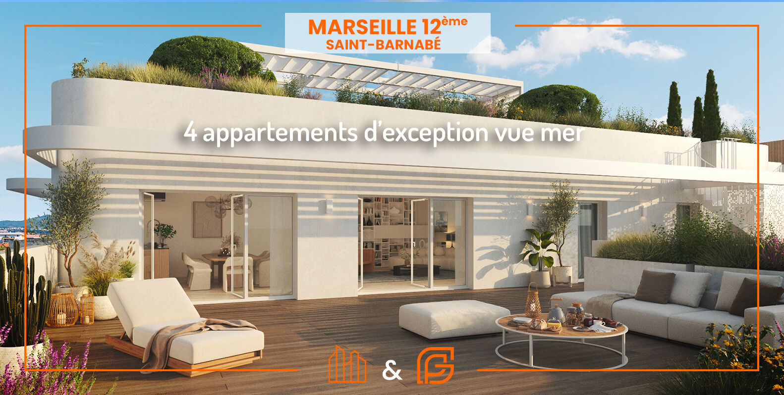 Marseille 12eme Appartement neuf 4 pièces 84 m²