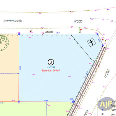 Terrain 505 m²