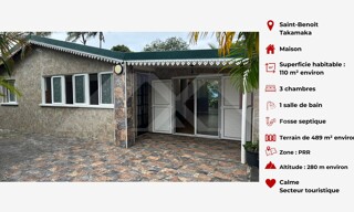 Maison 4 Pièces 110 m² à vendre à Saint-Benoît (97470)