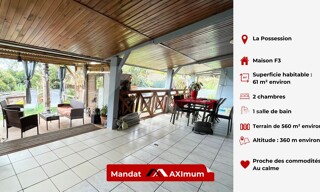 Maison 3 Pièces 61 m² à vendre à La Possession (97419)