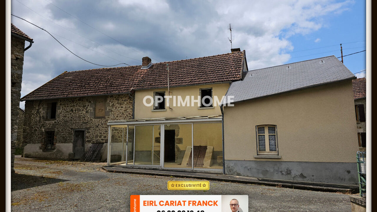 maison 2 pièces 90 m2 à vendre à Saint-Étienne-de-Fursac (23290)