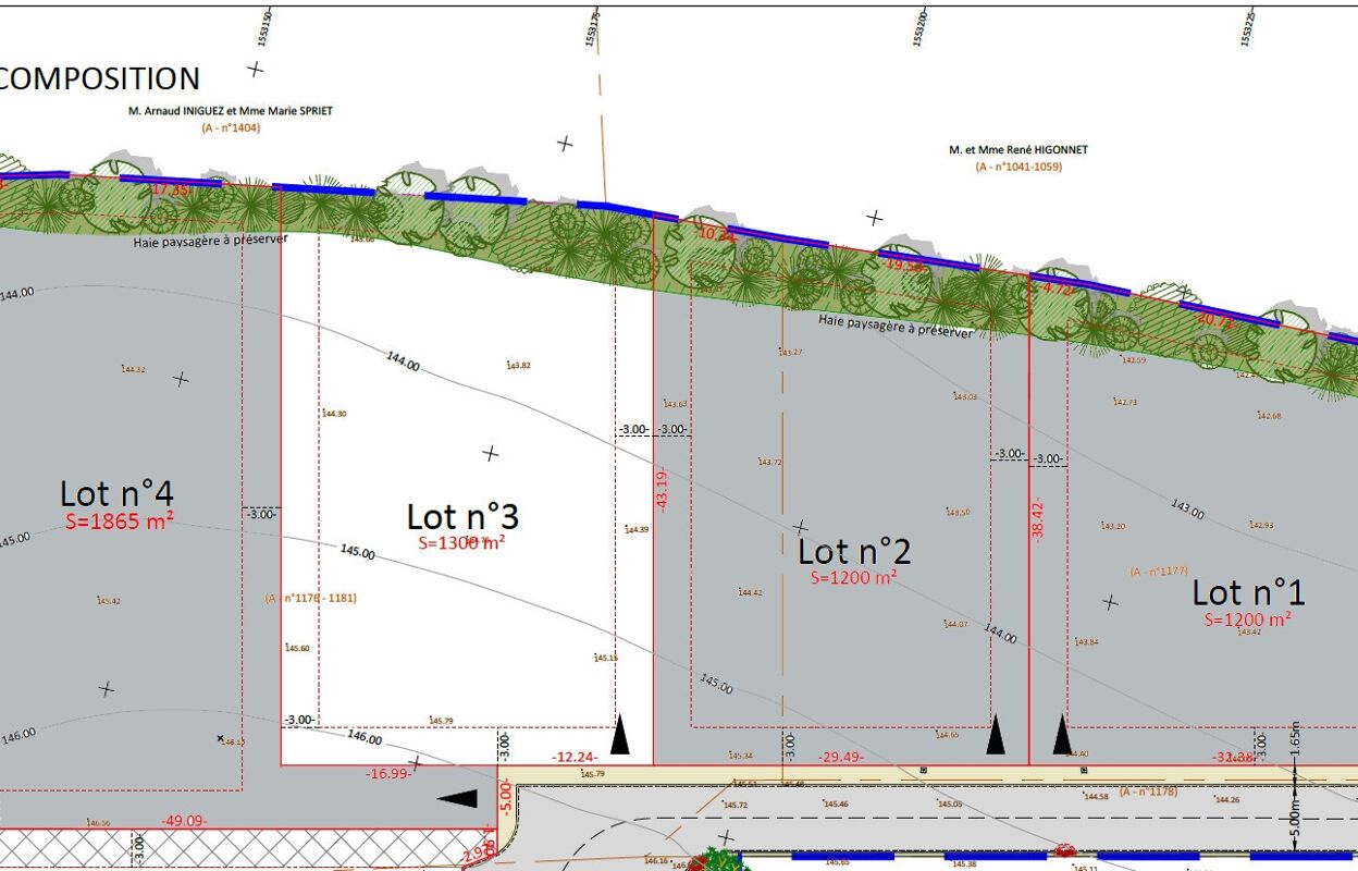 terrain  pièces 1300 m2 à vendre à Bourret (82700)