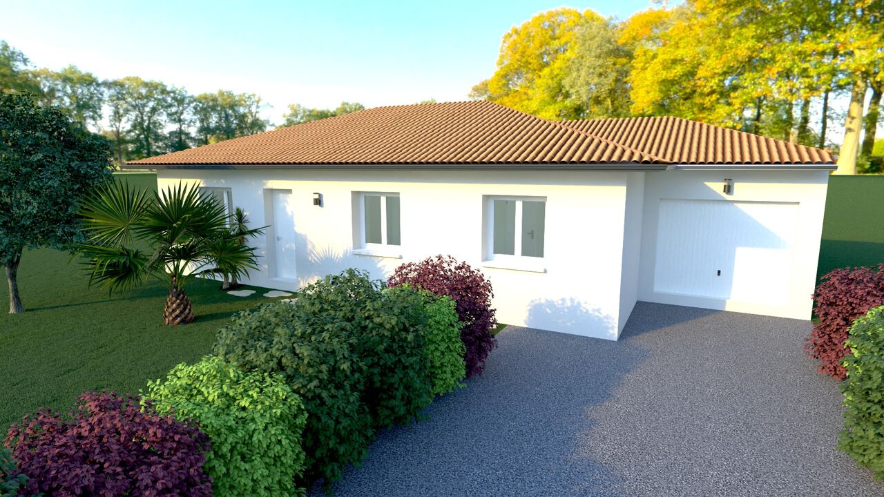 maison 86 m2 à construire à Azur (40140)