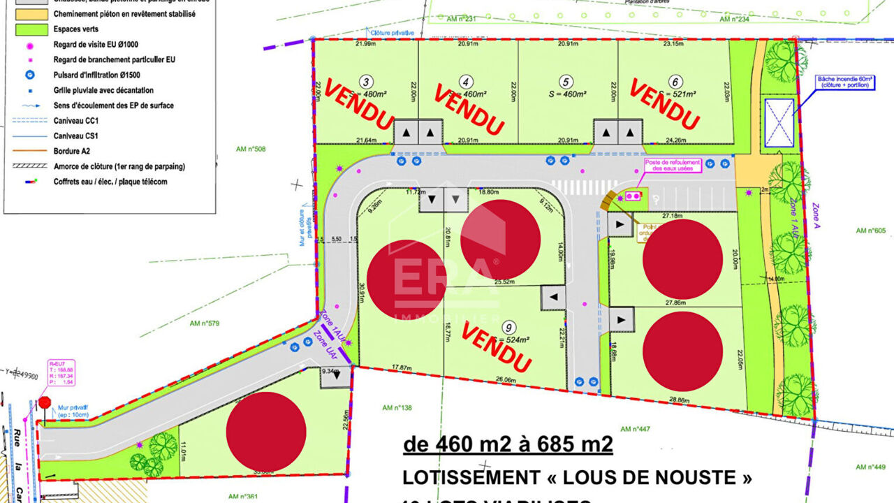 terrain  pièces 460 m2 à vendre à Bougarber (64230)