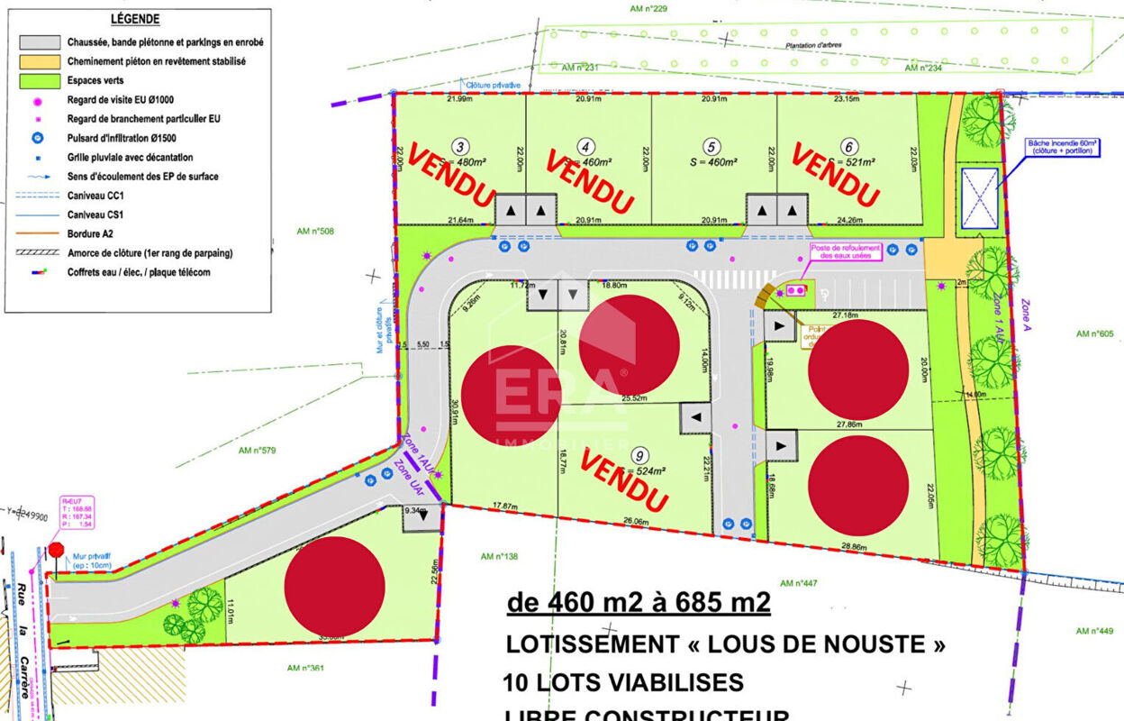 terrain  pièces 460 m2 à vendre à Bougarber (64230)