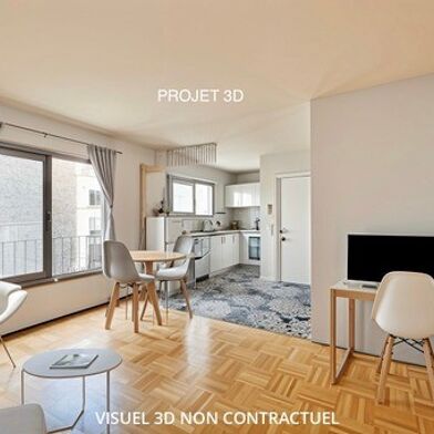 Appartement 2 pièces 38 m²